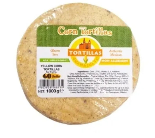 Corn tortilla (60Units/15cm) 1kg