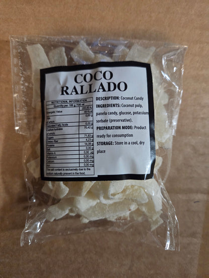 Sweet | Traditional candy | Coco rallado | Dried coconut candy | small