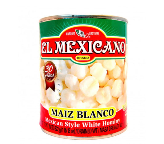 Corn | Maiz pozolero | White hominy | 822gr