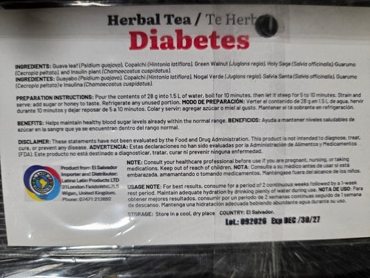 Herbal tea | Diabetes | 30gr