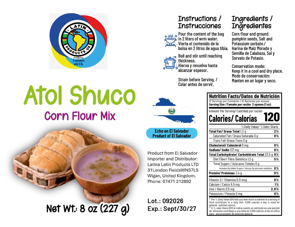 Bebida en polvo | Atole "Shuco"