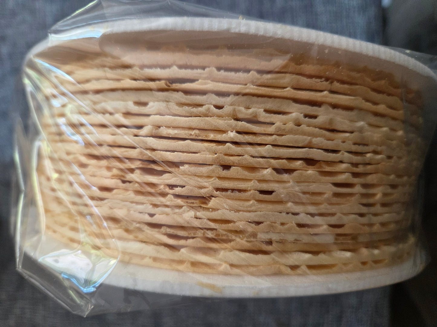 Galletas | Obleas | Galletas de obleas grandes | 160 g | Paquete de 20 unidades