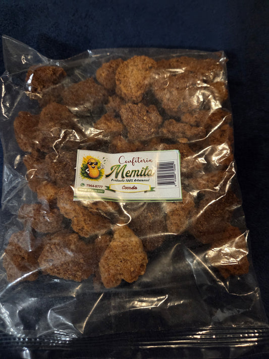 Sweet | Traditional candy | Caramelized Coconut Candy | Cocada morena | Familiar size | 165gr