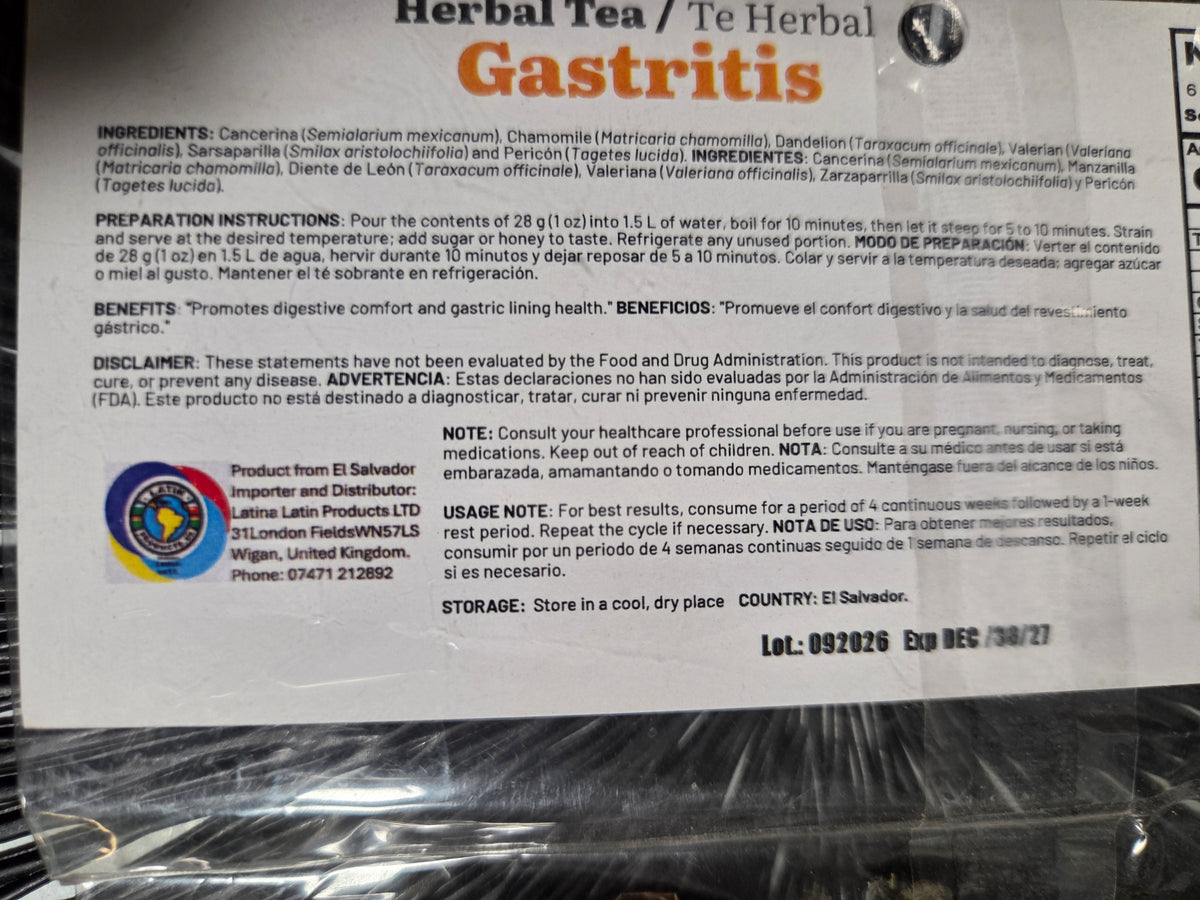 Herbal tea | Gastritis | 30gr