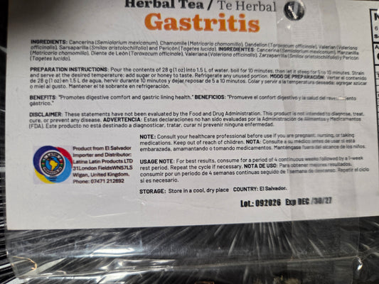 Herbal tea | Gastritis | 30gr
